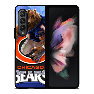 CHICAGO BEARS MASCOT LOGO Samsung Galaxy Z Fold 3 Case Cover