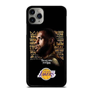 LEBRON JAMES QUOTE LA LAKERS iPhone 11 Pro Max Case Cover