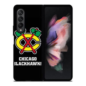 CHICAGO BLACKHAWKS SYMBOL Samsung Galaxy Z Fold 3 Case Cover CHICAGO BLACKHAWKS SYMBOL Samsung Galaxy Z Fold 3 Case Cover