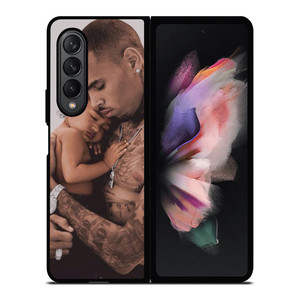 CHRIS BROWN AND BABY Samsung Galaxy Z Fold 3 Case Cover