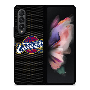 CLEVELAND CAVALIERS CARBON LOGO Samsung Galaxy Z Fold 3 Case Cover