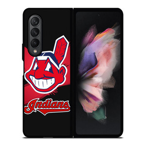 CLEVELAND INDIANS ART MLB Samsung Galaxy Z Fold 3 Case Cover