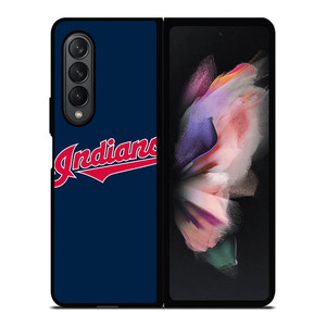 CLEVELAND INDIANS BASEBALL TEAM LOGO ICON Samsung Galaxy Z Fold 3 Case Cover CLEVELAND INDIANS BASEBALL TEAM LOGO ICON Samsung Galaxy Z Fold 3 Case Cover