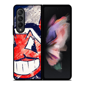 CLEVELAND INDIANS LOGO BASEBALL TEAM MLB ICON Samsung Galaxy Z Fold 3 Case Cover CLEVELAND INDIANS LOGO BASEBALL TEAM MLB ICON Samsung Galaxy Z Fold 3 Case Cover