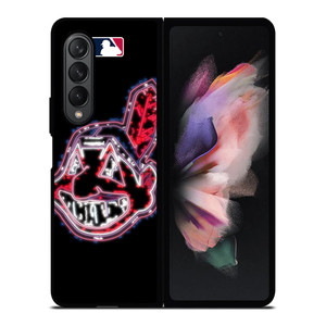CLEVELAND INDIANS LOGO MLB Samsung Galaxy Z Fold 3 Case Cover