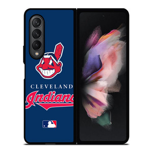 CLEVELAND INDIANS MLB TEAM Samsung Galaxy Z Fold 3 Case Cover
