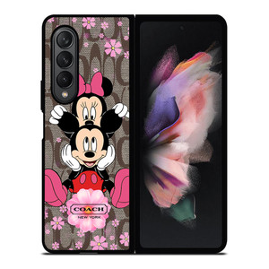 COACH MICKEY and MINNIE MOUSE Samsung Galaxy Z Fold 3 Case Cover