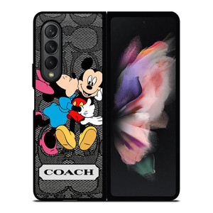 COACH MINNIE MICKEY MOUSE KISS Samsung Galaxy Z Fold 3 Case Cover