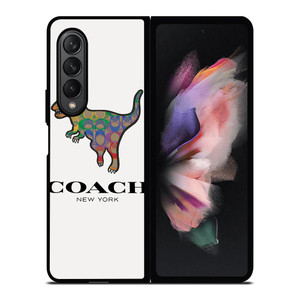 COACH NEW YORK DINOSAUR Samsung Galaxy Z Fold 3 Case Cover COACH NEW YORK DINOSAUR Samsung Galaxy Z Fold 3 Case Cover