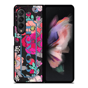 COACH NEW YORK FLOWER Samsung Galaxy Z Fold 3 Case Cover