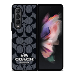COACH NEW YORK PATTERN 2 Samsung Galaxy Z Fold 3 Case Cover
