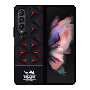 COACH NEW YORK PRISM Samsung Galaxy Z Fold 3 Case Cover