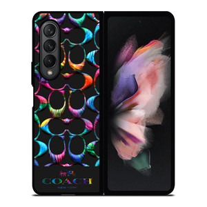 COACH NEW YORK RAINBOW 2 Samsung Galaxy Z Fold 3 Case Cover COACH NEW YORK RAINBOW 2 Samsung Galaxy Z Fold 3 Case Cover