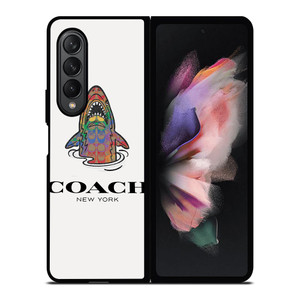 COACH NEW YORK SHARK Samsung Galaxy Z Fold 3 Case Cover