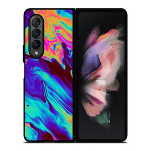 COLORFUL CHROME LIQUID Samsung Galaxy Z Fold 3 Case Cover