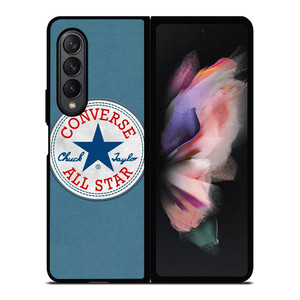 CONVERSE SNEAKERS LOGO BLUE Samsung Galaxy Z Fold 3 Case Cover