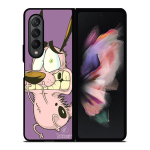 COURAGE THE COWARDLY DOG Samsung Galaxy Z Fold 3 Case Cover COURAGE THE COWARDLY DOG Samsung Galaxy Z Fold 3 Case Cover