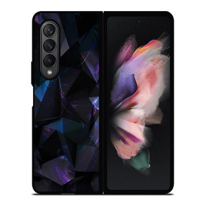 DARK ABSTRACT GEOMETRY Samsung Galaxy Z Fold 3 Case Cover