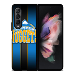 DENVER NUGGETS STRIPE LOGO Samsung Galaxy Z Fold 3 Case Cover DENVER NUGGETS STRIPE LOGO Samsung Galaxy Z Fold 3 Case Cover