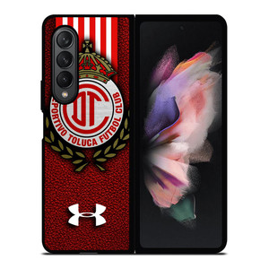 DEPORTIVO TOLUCA FC LEATHER LOGO Samsung Galaxy Z Fold 3 Case Cover