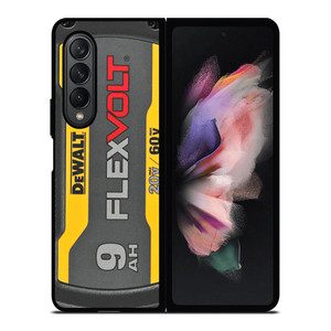 DEWALT 9 AH FLEX VOLT Samsung Galaxy Z Fold 3 Case Cover DEWALT 9 AH FLEX VOLT Samsung Galaxy Z Fold 3 Case Cover