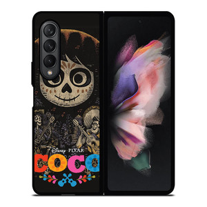 DISNEY COCO FACE ART Samsung Galaxy Z Fold 3 Case Cover