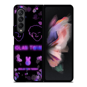 DOLAN TWIN TUESDAY LOGO Samsung Galaxy Z Fold 3 Case Cover DOLAN TWIN TUESDAY LOGO Samsung Galaxy Z Fold 3 Case Cover