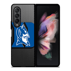 DUKE BLUE DEVILS METAL LOGO Samsung Galaxy Z Fold 3 Case Cover
