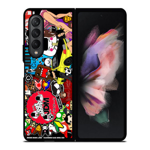 EAT SLEEP JDM COLLAGE Samsung Galaxy Z Fold 3 Case Cover