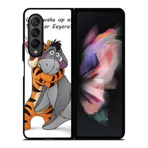 EEYORE DONKEY AND TIGGER QUOTE Samsung Galaxy Z Fold 3 Case Cover