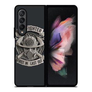 FIRE FIGHTER LOGO LAST OUT Samsung Galaxy Z Fold 3 Case Cover FIRE FIGHTER LOGO LAST OUT Samsung Galaxy Z Fold 3 Case Cover