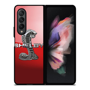 FORD MUSTANG SHELBY COBRA RED LOGO Samsung Galaxy Z Fold 3 Case Cover FORD MUSTANG SHELBY COBRA RED LOGO Samsung Galaxy Z Fold 3 Case Cover