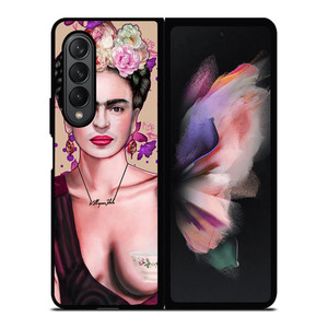 FRIDA KAHLO ART FACE Samsung Galaxy Z Fold 3 Case Cover FRIDA KAHLO ART FACE Samsung Galaxy Z Fold 3 Case Cover