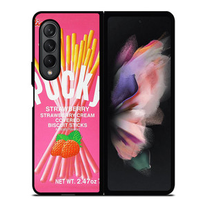 GLICO POCKY STRAWBERRY Samsung Galaxy Z Fold 3 Case Cover