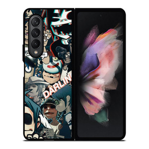 GORILLAZ 2D COLLAGE Samsung Galaxy Z Fold 3 Case Cover GORILLAZ 2D COLLAGE Samsung Galaxy Z Fold 3 Case Cover