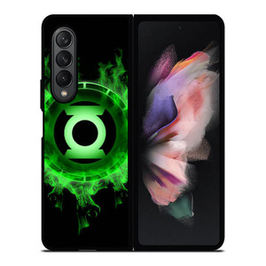 GREEN LANTERN SUPER HERO LOGO Samsung Galaxy Z Fold 3 Case Cover