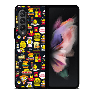 GUDETAMA LAZY EGG COLLAGE Samsung Galaxy Z Fold 3 Case Cover GUDETAMA LAZY EGG COLLAGE Samsung Galaxy Z Fold 3 Case Cover