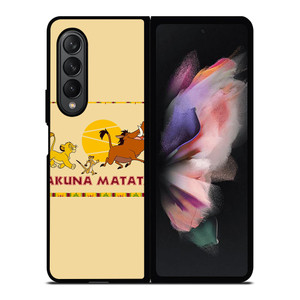 HAKUNA MATATA LION KING Samsung Galaxy Z Fold 3 Case Cover HAKUNA MATATA LION KING Samsung Galaxy Z Fold 3 Case Cover