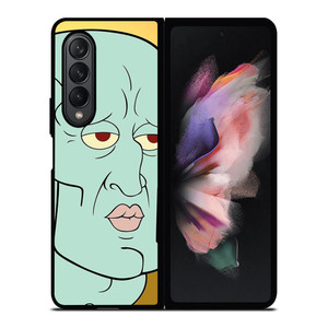 HANDSOME SQUIDWARD CARTOON Samsung Galaxy Z Fold 3 Case Cover HANDSOME SQUIDWARD CARTOON Samsung Galaxy Z Fold 3 Case Cover