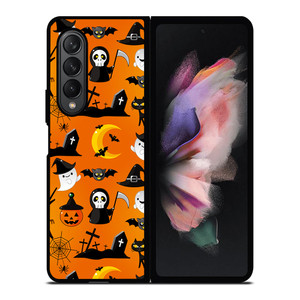 HAPPY HALLOWEEN CARTOON PATERN Samsung Galaxy Z Fold 3 Case Cover
