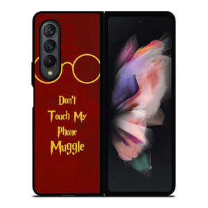 HARRY POTTER DONT TOUCH MY PHONE Samsung Galaxy Z Fold 3 Case Cover HARRY POTTER DONT TOUCH MY PHONE Samsung Galaxy Z Fold 3 Case Cover