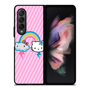 HELLO KITTY CLOUD RAINBOW Samsung Galaxy Z Fold 3 Case Cover HELLO KITTY CLOUD RAINBOW Samsung Galaxy Z Fold 3 Case Cover