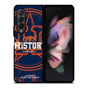 HOUSTON ASTROS POSTER Samsung Galaxy Z Fold 3 Case Cover