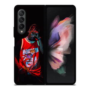 HOUSTON ROCKETS TRAVIS SCOTT Samsung Galaxy Z Fold 3 Case Cover