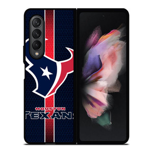 HOUSTON TEXANS STRIPE LOGO Samsung Galaxy Z Fold 3 Case Cover