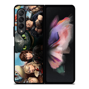 HOW TO TRAIN YOUR DRAGON CHARACTER Samsung Galaxy Z Fold 3 Case Cover