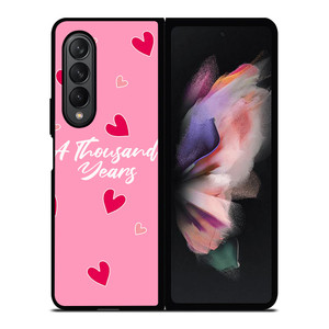 I LOVE YOU FOR A THOUSAND YEARS Samsung Galaxy Z Fold 3 Case Cover