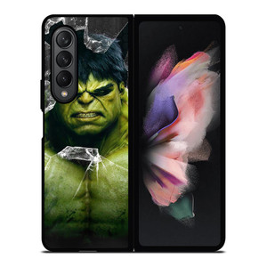 INCREDIBLE HULK CRACKS GLASS Samsung Galaxy Z Fold 3 Case Cover