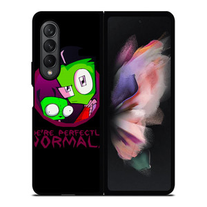 INVADER ZIM ALIEN WE ARE NORMAL Samsung Galaxy Z Fold 3 Case Cover