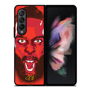 JAMES HARDEN HOUSTON ROCKET FACE Samsung Galaxy Z Fold 3 Case Cover JAMES HARDEN HOUSTON ROCKET FACE Samsung Galaxy Z Fold 3 Case Cover